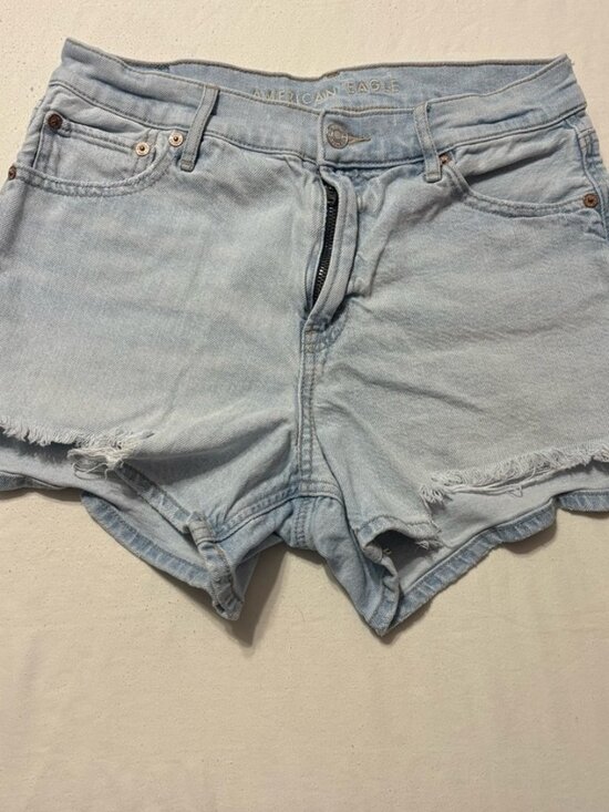 Pants - Light Wash Denim cutoff shorts